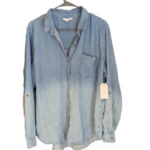 New Jean Blouse Woman's XL